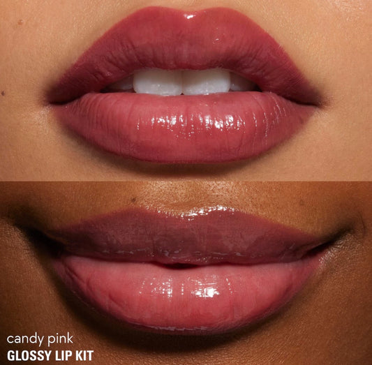 Kylie Cosmetics Glossy Lip Kit - Candy Pink
